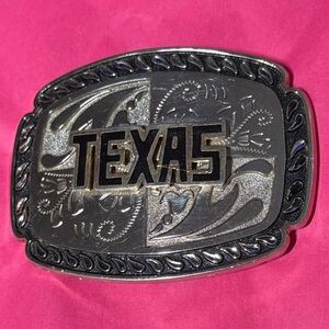 Silver Texas Belt Buckle